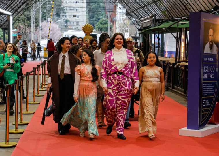 19/08/2025 - 53º Festival de Cinema de Gramado - Equipe do longa-metragem brasileiro 