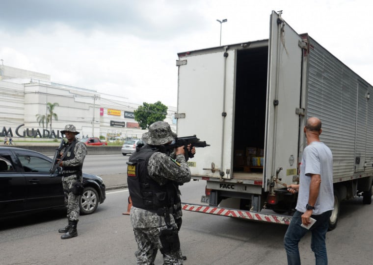 Força Nacional realiza ações contra roubo de cargas  durante operação em conjunto com militares, polícias estaduais e Rodoviária Federal, em diversas estradas do País
