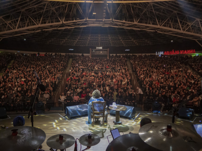 Numa noite de auditório lotado e em transe coletivo, a Marrom dominou um show de 2h30min do inicio ao fim | Douglas Fischer/Divulgação/JC