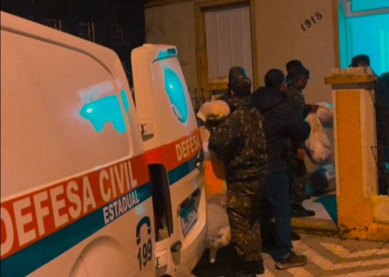 Defesa Civil estadual entregou itens de ajuda humanitária para os moradores