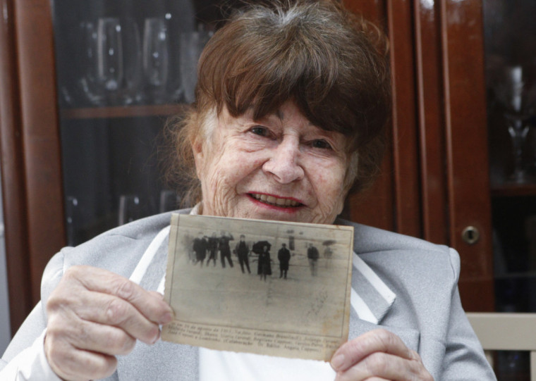 Solange Verardi relembra memórias do evento climático e das brincadeiras no gelo