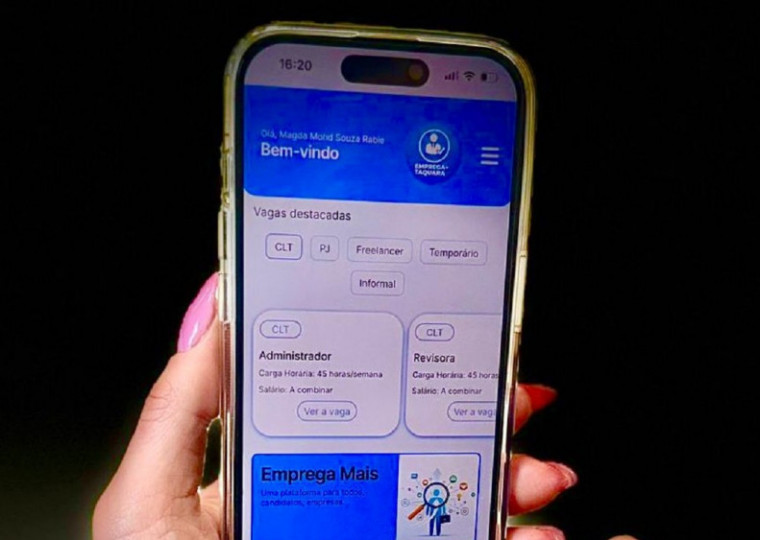 Na ferramenta, candidatos podem ter acesso às vagas formais e informais, como para a prestação de serviços, por exemplo