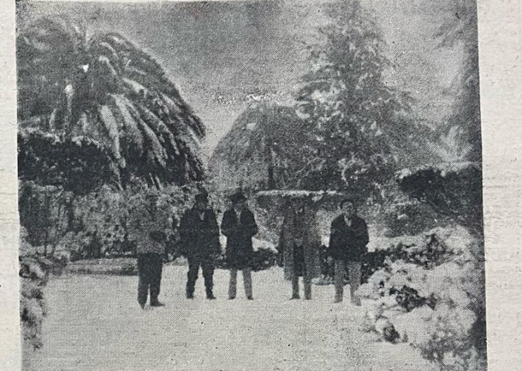 Registro do Jornal do Comércio mostrava altura da nevasca que atingiu Vacaria