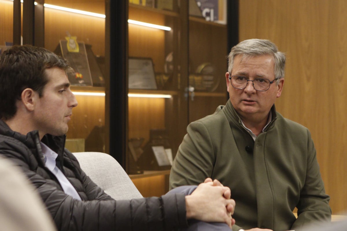 Presidente da Federação Varejista do RS, Ivonei Pioner visita o JC para entregar convite do 2º Congresso Lojista | BRENO BAUER/JC