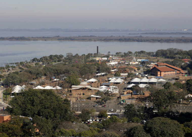 Montagem dos piquetes no Parque da Harmonia termina nesta sexta-feira (29)
