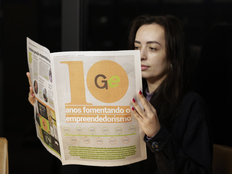 O Gera&ccedil;&atilde;oE celebra 10 anos com novo projeto gr&aacute;fico e identidade visual renovada Foto: T&Acirc;NIA MEINERZ/JC