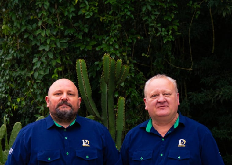 Martinho José Dullius e Vitor Lotário Pies, sócios na PeD Bebidas