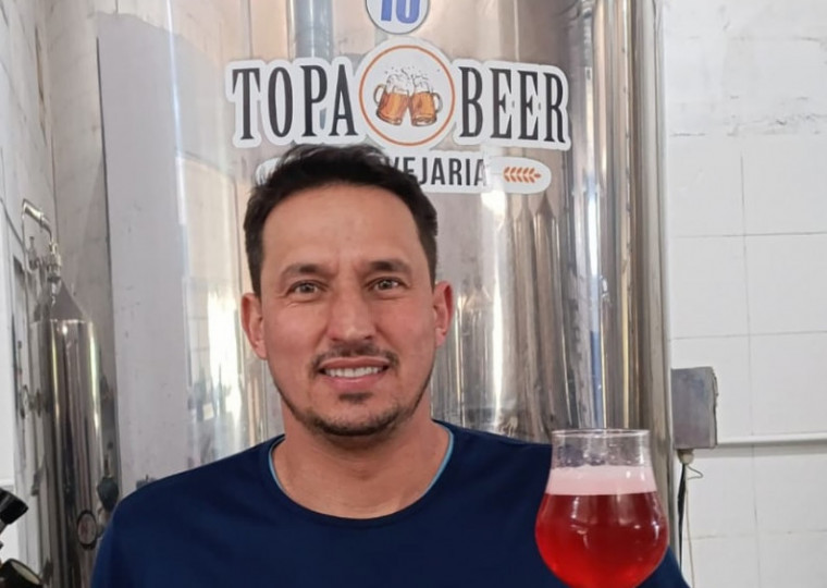 Foto case chope de morango do amor - caderno Expointer
