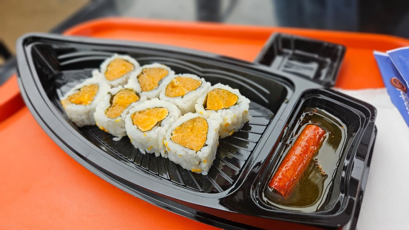 O Uramaki de Bergamota será a sobremesa do jantar harmonizado com vinhos | Isadora Jacoby/Especial/JC