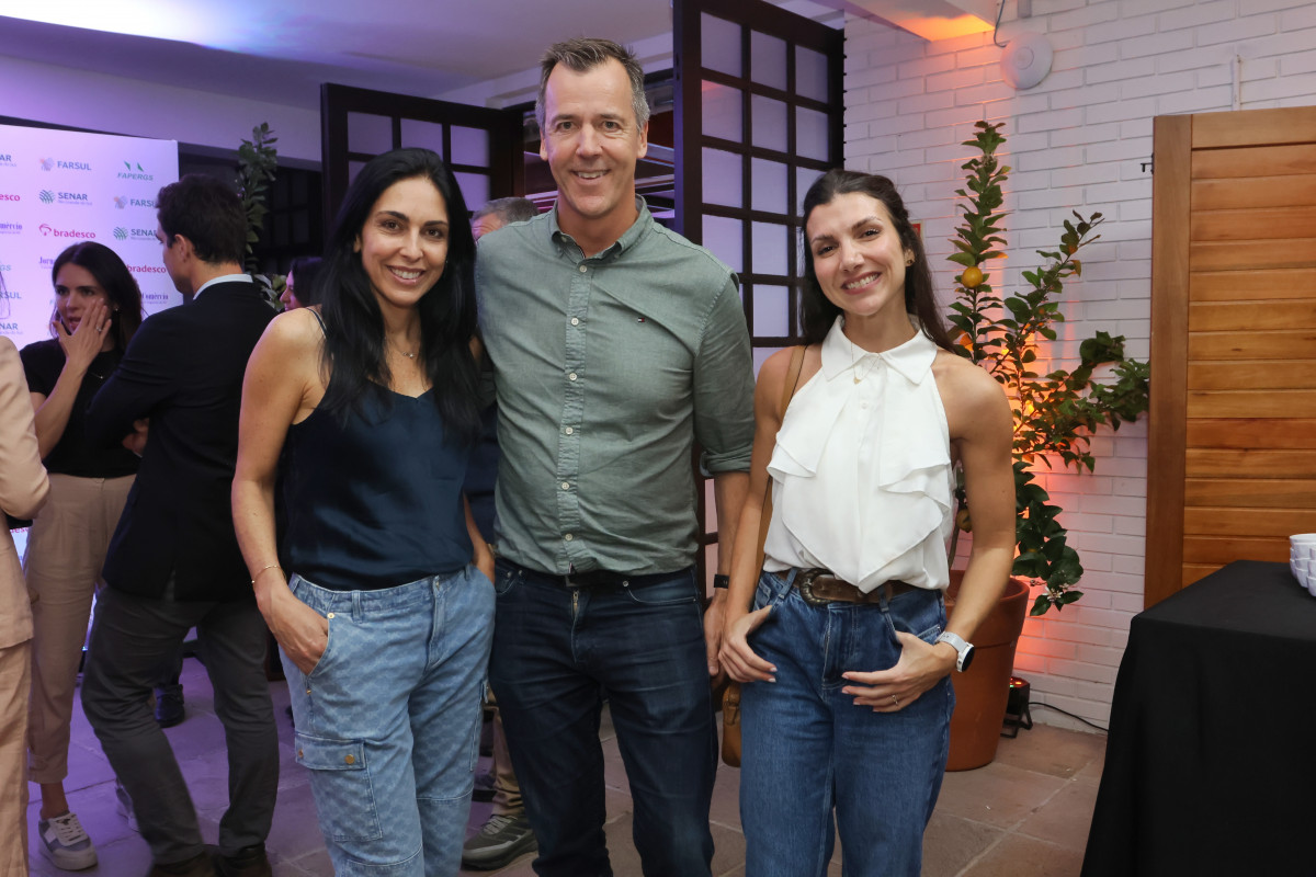 Daniela Cardeal, Guilherme Sari e Marina Tabasnik | DANIELA BARCELLOS/ESPECIAL/JC
