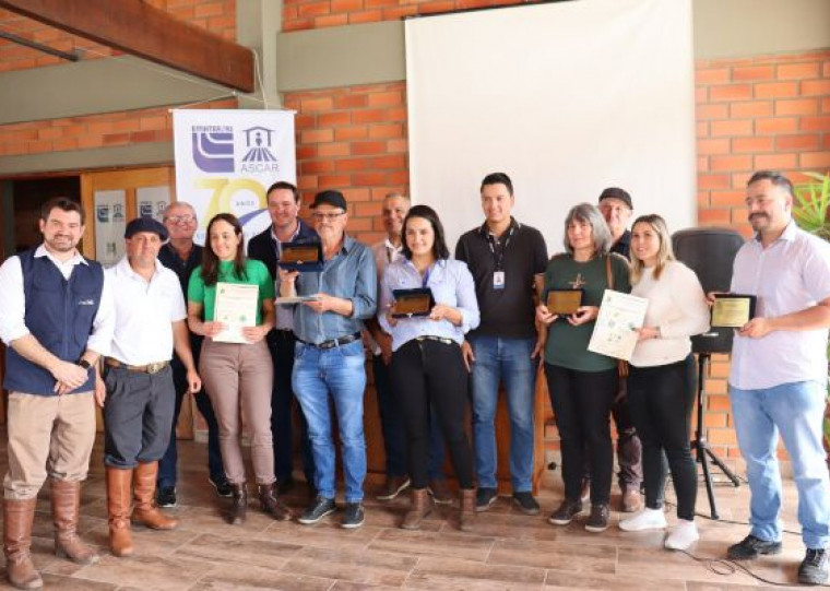 As entregas ocorreram na casa da Emater/Ascar, na Expointer