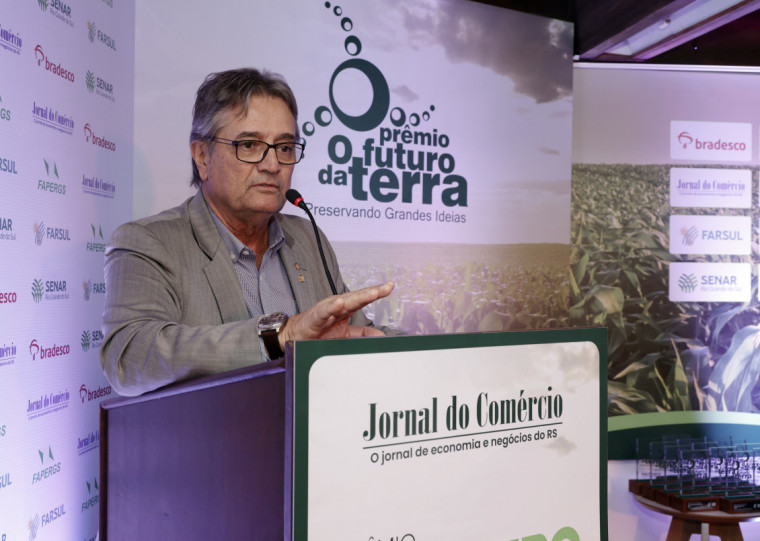 Gedeão Pereira, presidente Sistema FARSUL.  29ª Edição do Prêmio O Futuro Da Terra, Expointer 2025