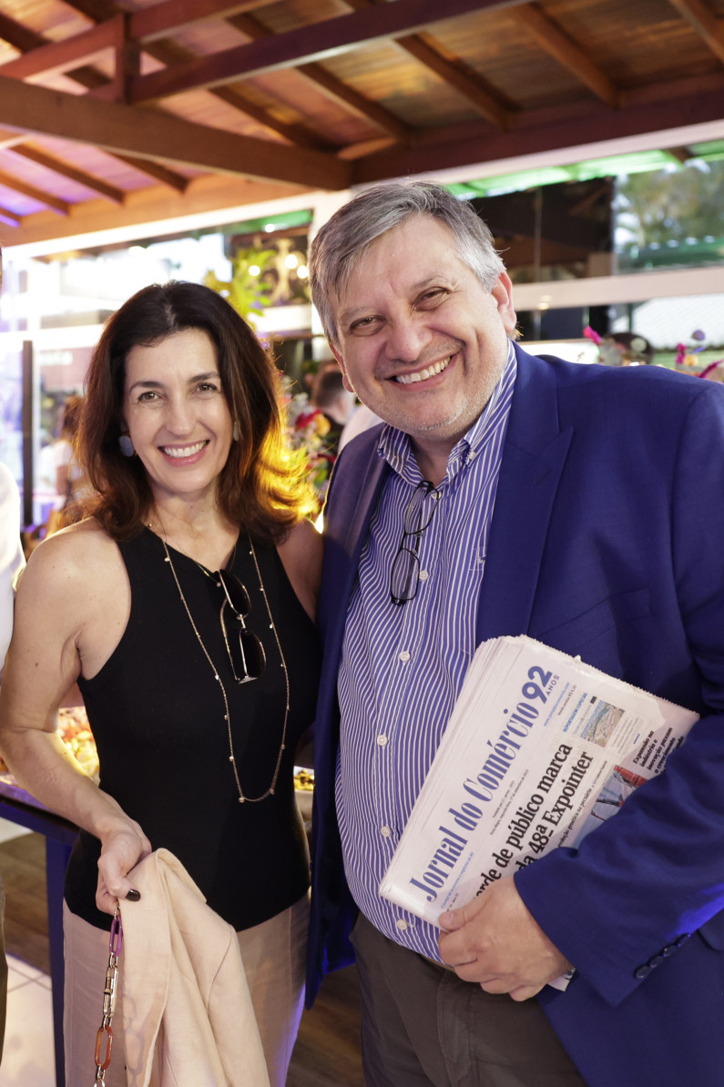 Secretários da Inovação do RS, Simone Stülp,  e de Porto Alegre, Luiz Carlos Pinto | TÂNIA MEINERZ/JC