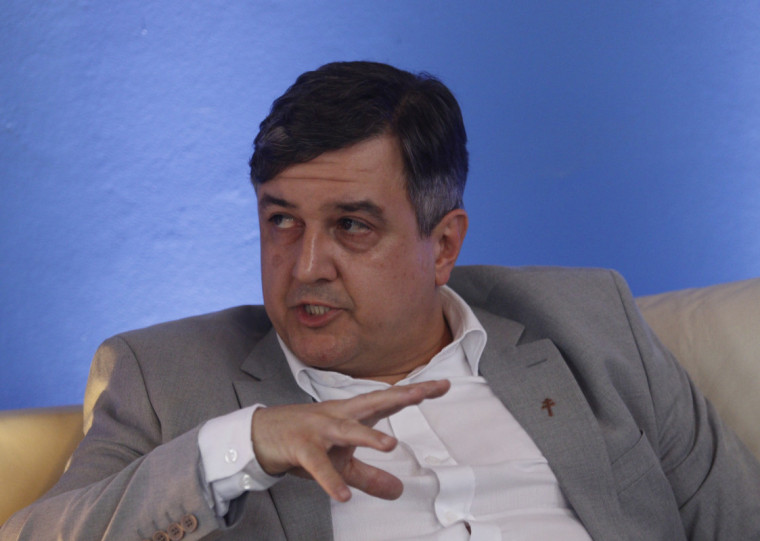 Presidente do hospital, Douglas Prestes Uggeri, esteve na Casa do Jornal do Comércio na Expointer