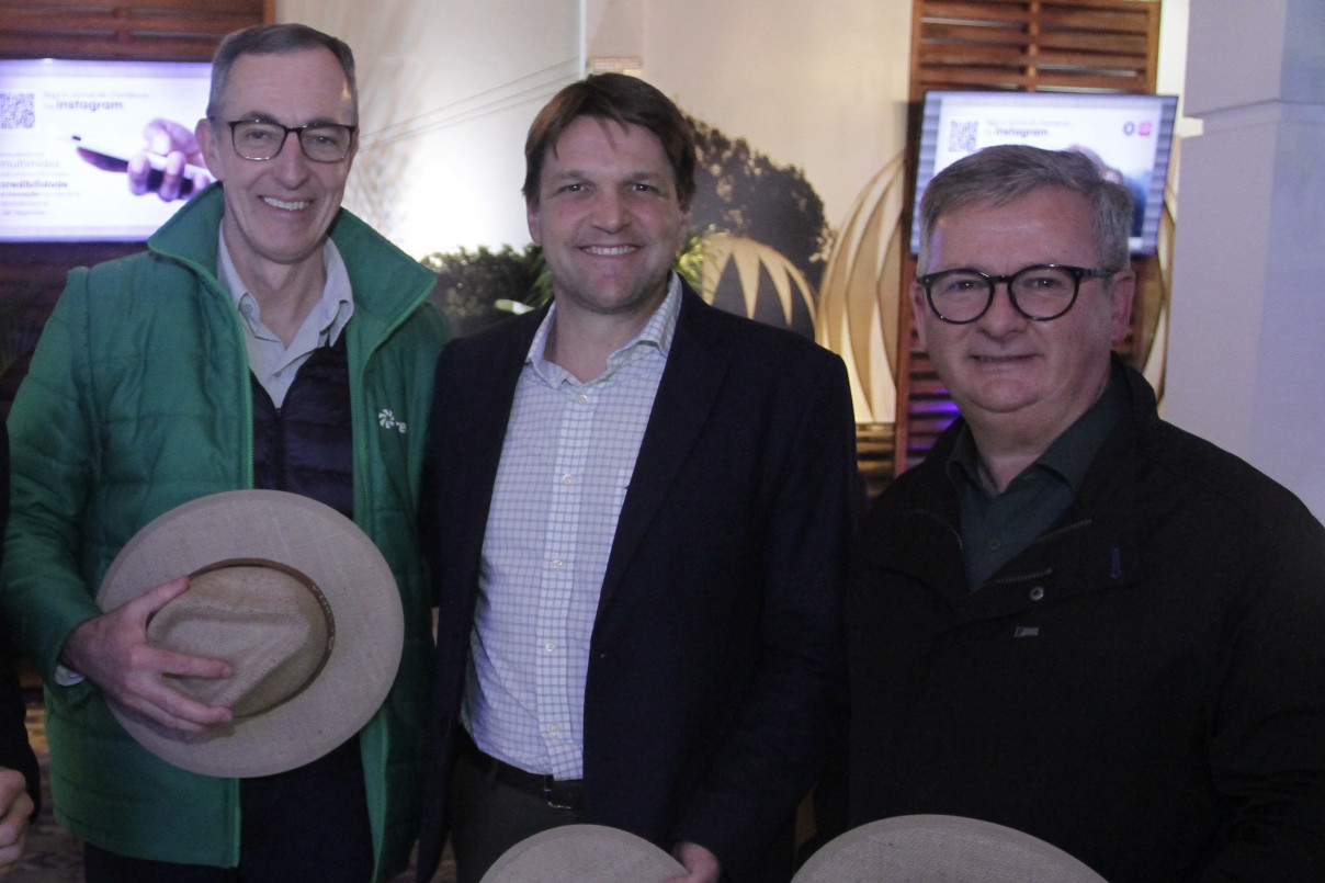 Márcio Port, Rafael Goelzer e Ivonei Pioner | EVANDRO OLIVEIRA/JC