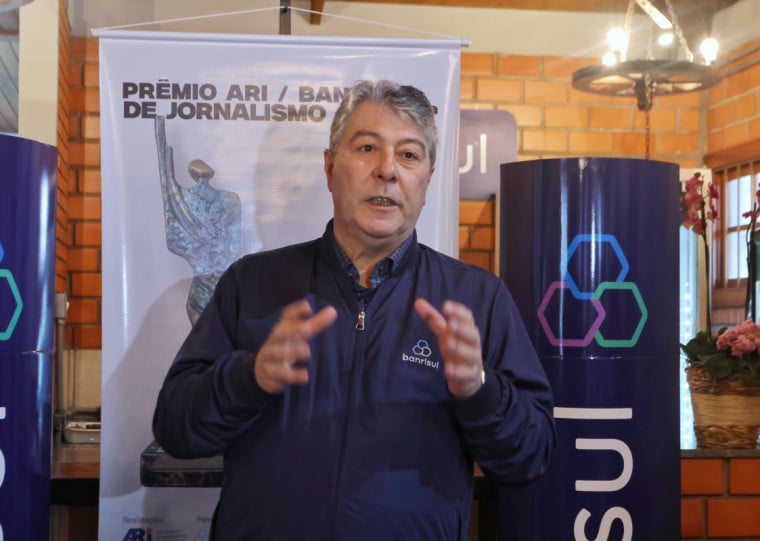 Fernando Lemos falou durante almoço com a imprensa na Expointer