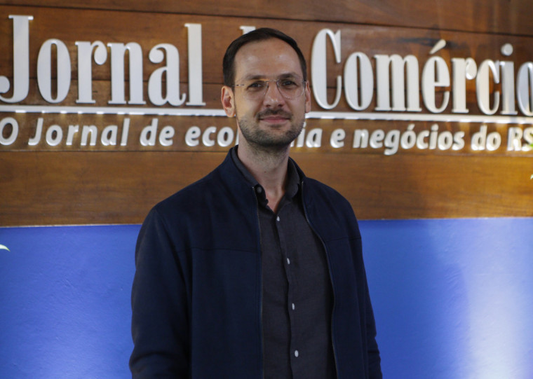 O investidor Guilherme Kudiess, da Ventiur, esteve na Casa do JC na Expointer  