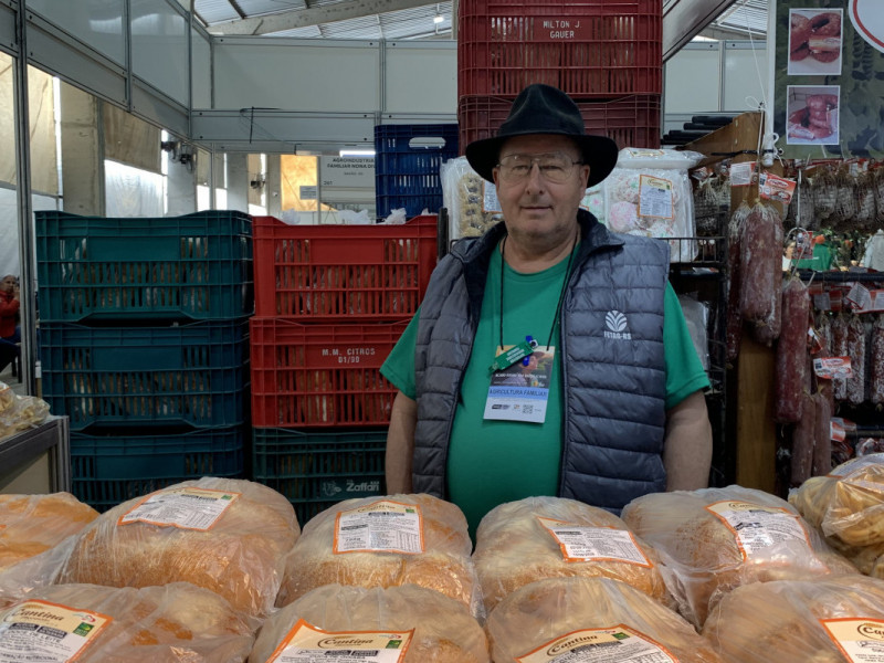 Vilmar Zborowski está à frente da Cantina e expõe na Expointer desde 2003 Foto: DENER PEDRO/ESPECIAL/JC