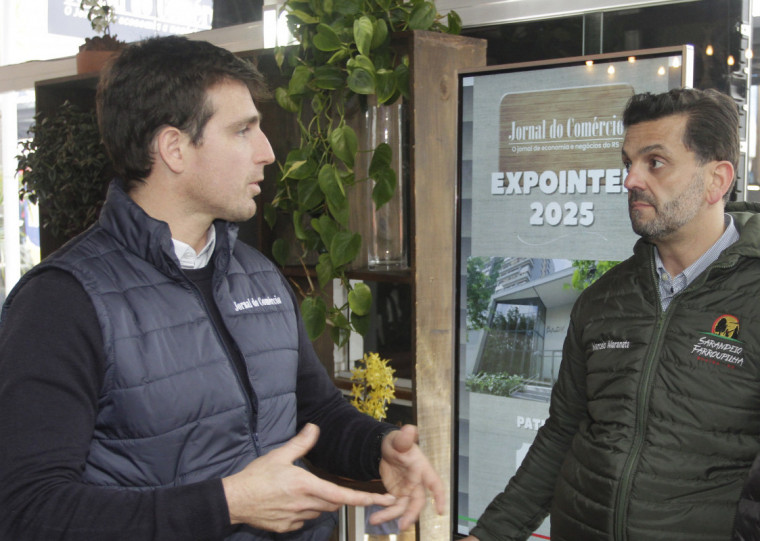 Marcelo Maranata foi recebido pelo presidente do Jornal do Comércio, Giovanni Tumelero