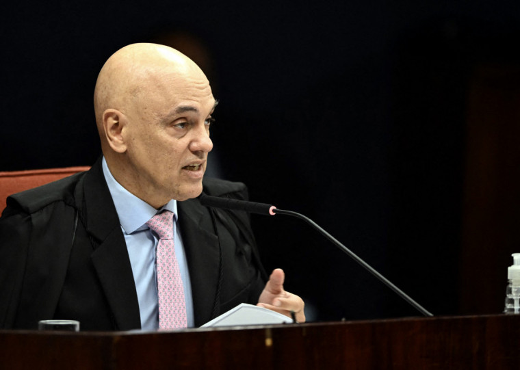 Ministro Alexandre de Moraes foi o primeiro a falar na manhã desta terça-feira