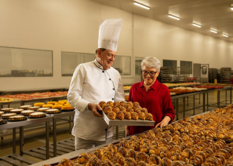 Chef Carlos Trapp, o Carl&atilde;o, comanda a panifica&ccedil;&atilde;o e confeitaria das bandeiras do Unidasul 