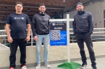 Micael, Natã e Natanael Popping são irmãos e sócios à frente da Quires