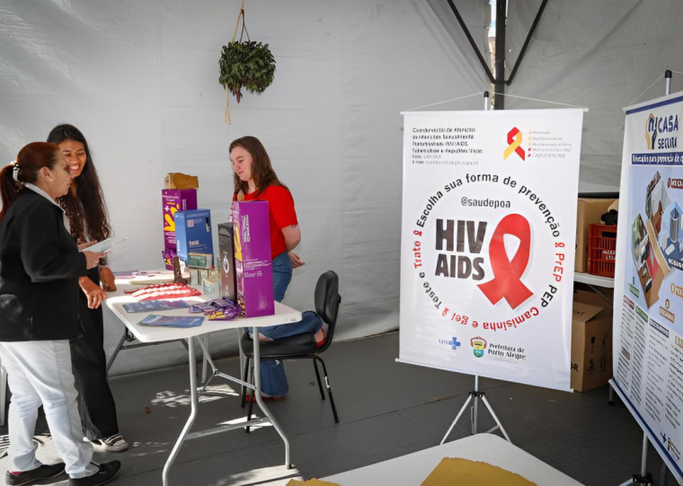 Acampamento Farroupilha tem vacinação contra gripe e dicas de saúde