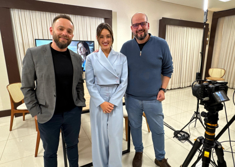 Zortéa (esq.), Victoria e Camargo listaram no bate-papo os desafios no balcão dos varejistas