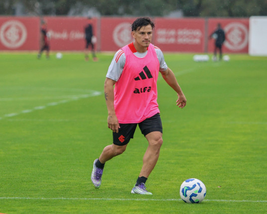 Dia tenso marca o segundo treino de preparação do Inter para o Gre-Nal