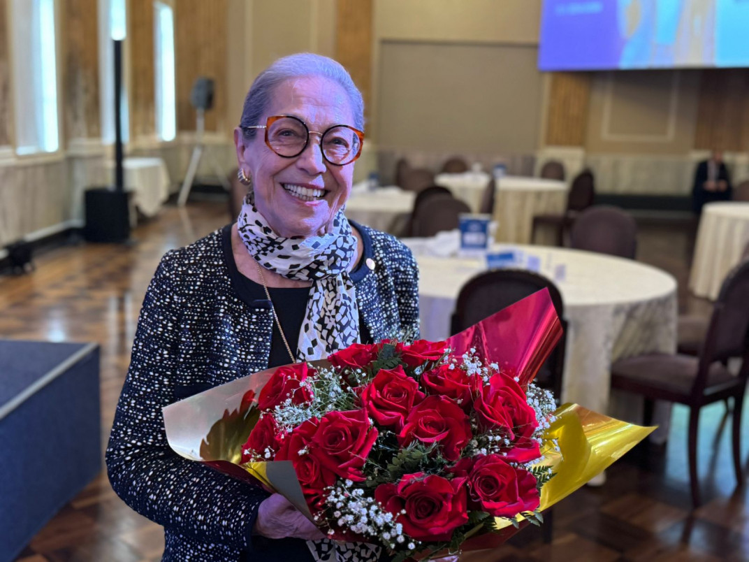 Wilma, da família dona da extinta JH Santos, trouxe a Junior Achievement ao Brasil | PATRÍCIA COMUNELLO/ESPECIAL/JC