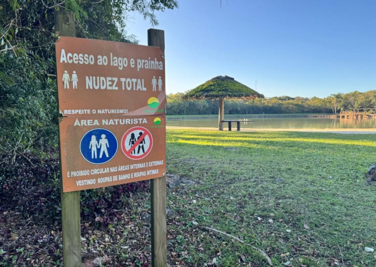 Colina do Sol ocupa área de 60 hectares às margens da ERS-020 e se tornou referência aos praticantes do naturismo no Brasil