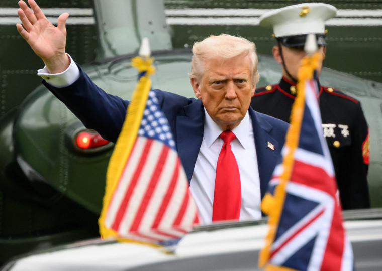 O encontro do presidente americano também marcou um jantar de estado coma família real britânica 