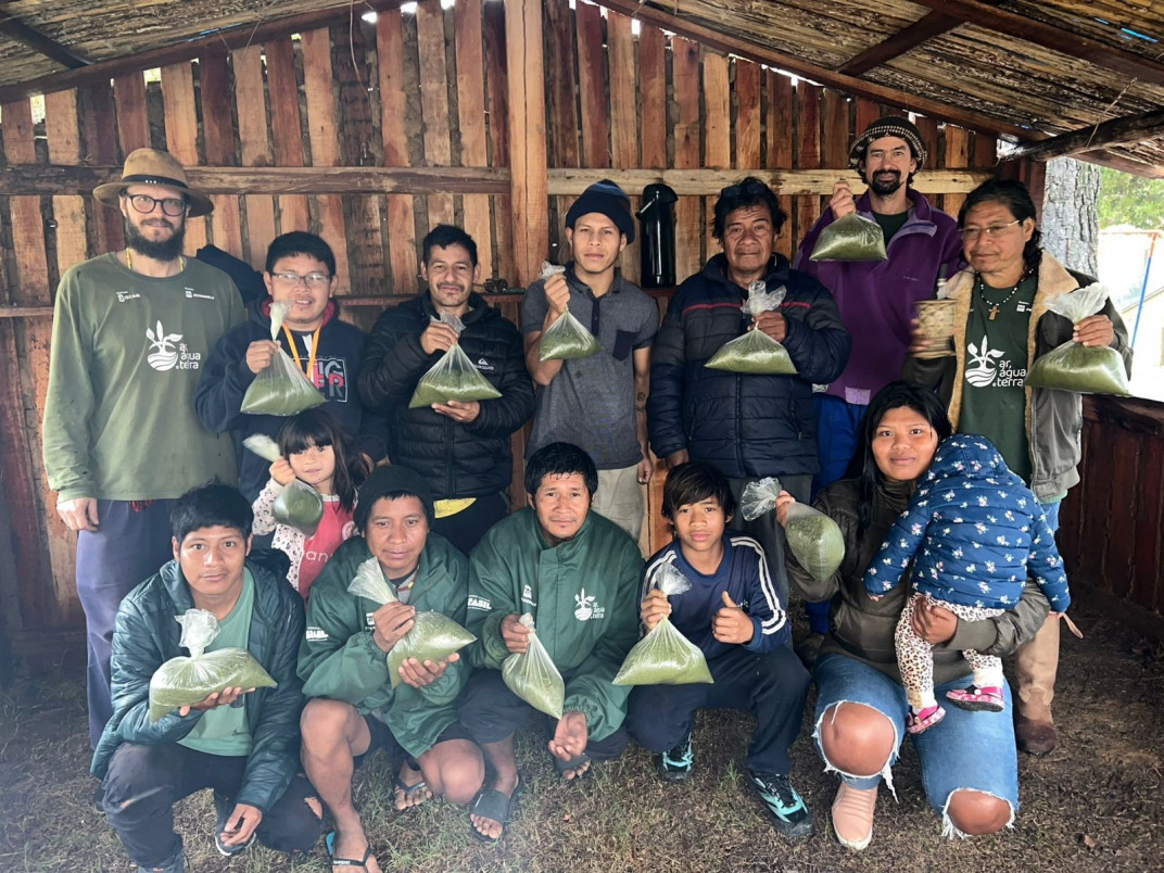 Aldeia Mby&aacute; Guarani realiza primeiro Carijo tradicional e celebra colheita e preparo de erva-mate em Porto Alegre | IECAM/Divulga&ccedil;&atilde;o/JC