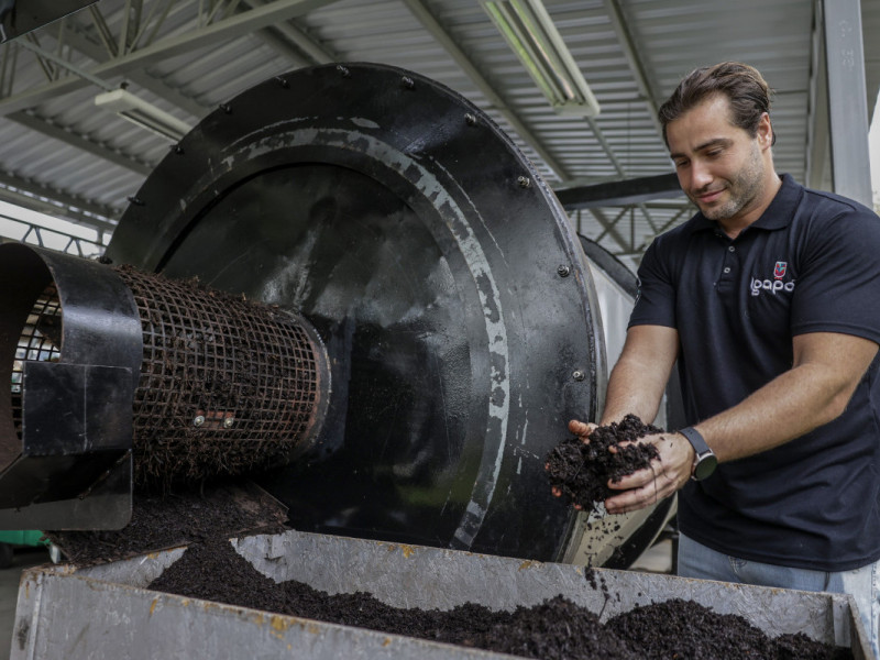 A startup ga&uacute;cha far&aacute; a gest&atilde;o de res&iacute;duos na COP30 Foto: T&Acirc;NIA MEINERZ/JC