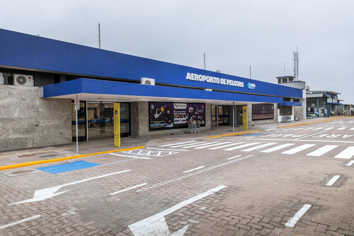 Aeroporto de Pelotas cresce 16% no fluxo de passageiros