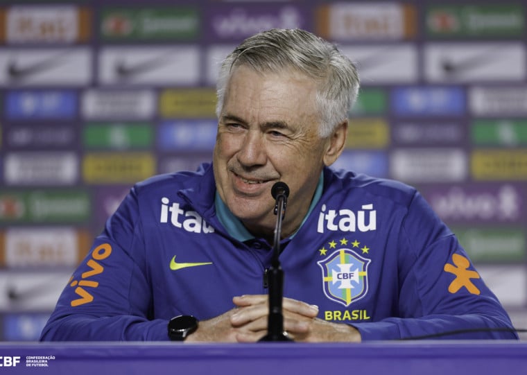 O técnico Carlo Ancelotti e outros membros da Seleção Brasileira iniciam neste domingo visitas para escolha de centros de treinamento nos EUA