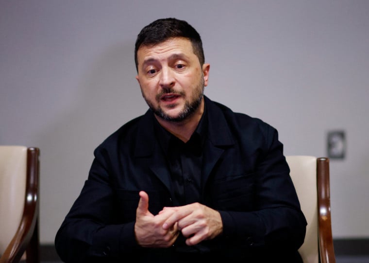 No texto, o presidente ucraniano afirmou ter trabalhado de forma produtiva com representantes do presidente Trump