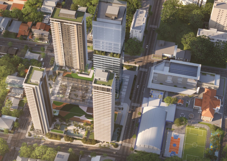 Projeto da Ci8 deverá congregar, em uma única quadra, prédios residenciais, comerciais, um mall e um hotel 4 estrelas