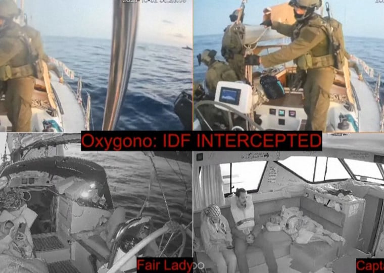 Entre os nomes públicos detidos estão a sueca Greta Thunberg e o brasileiro Thiago Ávila