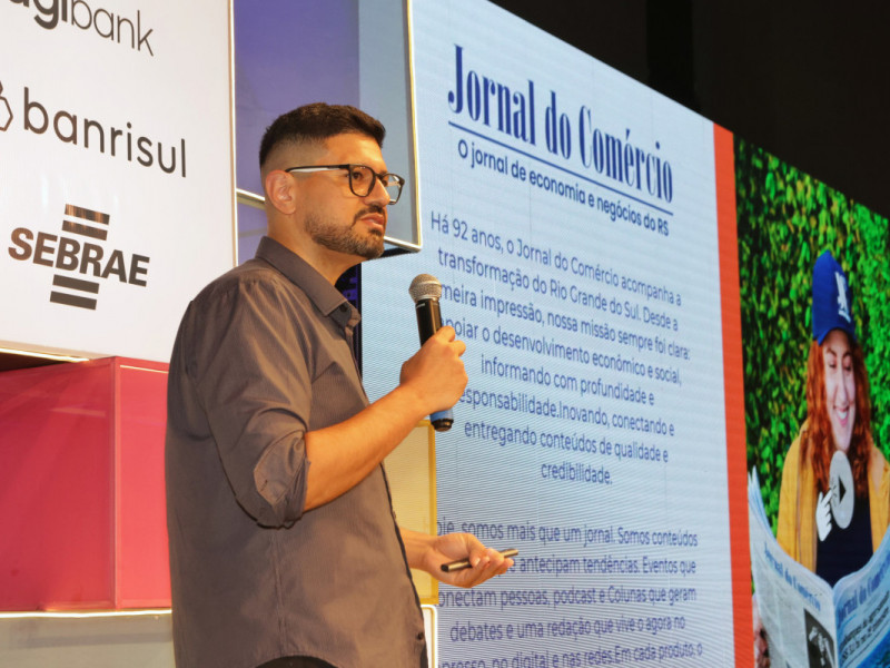 ornal do Comércio lança o programa de inovação aberta durante a Semana Caldeira  Foto: Dani Barcellos/JC