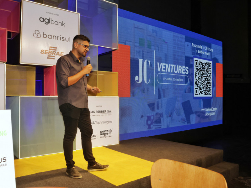 Jo&atilde;o Finoqueto apresentou iniciativa do Jornal do Com&eacute;rcio Foto: Dani Barcellos/JC