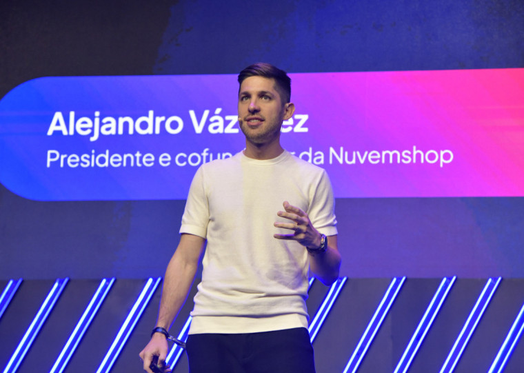 Vázquez mostrou que a empresa vai além da estrutura de comércio digital e amplia serviços para lojistas
