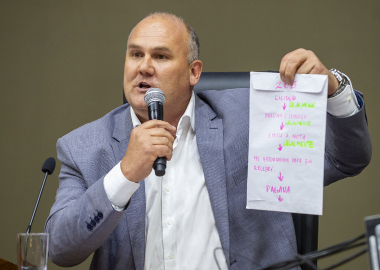 Gilvani Gringo (Republicanos) prestou novo depoimento durante cerca de quatro horas 