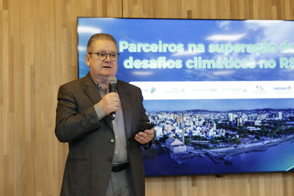 Diretor-presidente do BRDE, Ranolfo Vieira Júnior, exaltou a ciência em sua fala | TÂNIA MEINERZ/JC