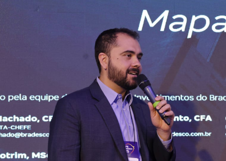 Estrategista-chefe do Bradesco Global Private Bank, Carlos Machado falou sobre "Panorama Econômico Global e Perspectivas Locais: tendências e desafios"