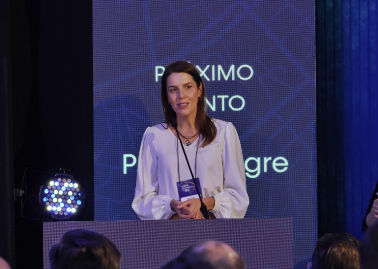 Prefeita de Cruz Alta, Paula Librelotto participou do evento do Mapa Econômico do RS
