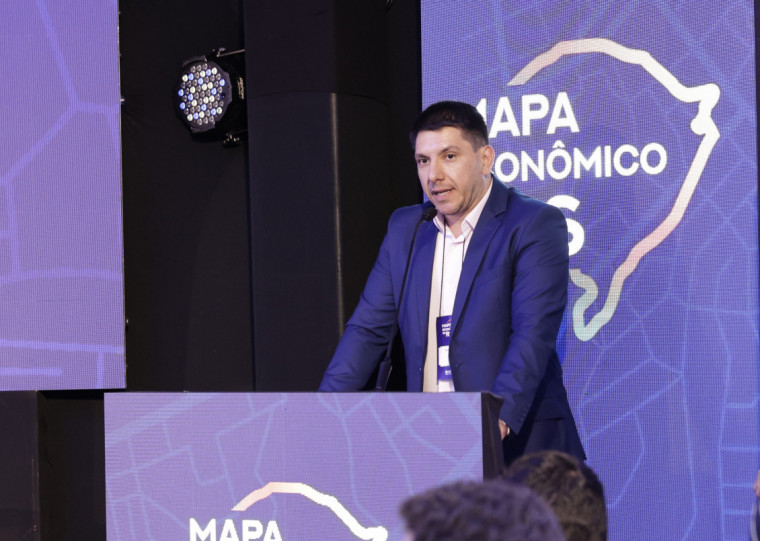 Robson Durão, especialista de Produto da Cyrela, participou de evento do Mapa Econômico do RS em Cruz Alta