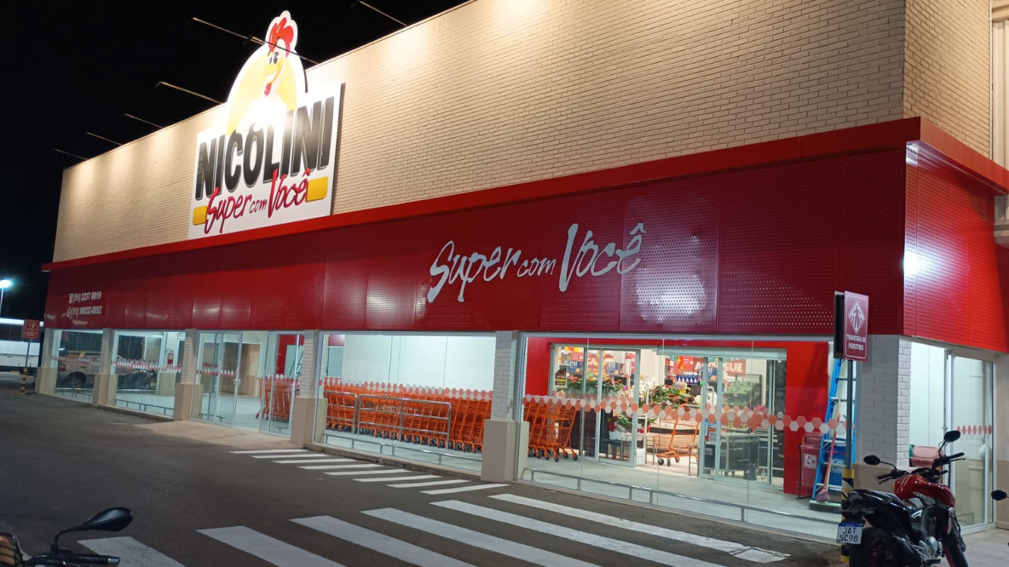 Filial de Camaquã é primeira reformada que reabre como Nicolini na safra de 11 lojas | GRUPO NICOLINI/DIVULGAÇÃO/JC