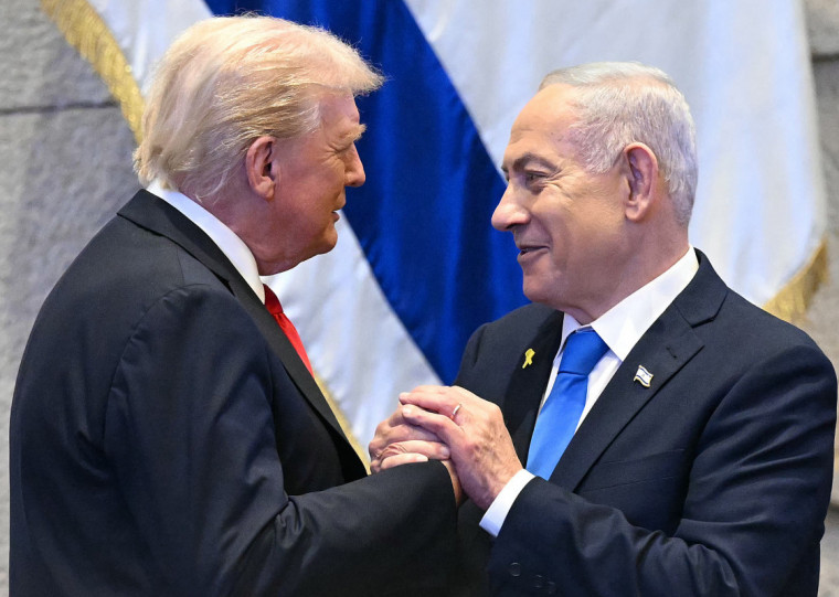 Netanyahu discursou antes do americano e agradeceu aos esforços do presidente pelo fim da guerra
