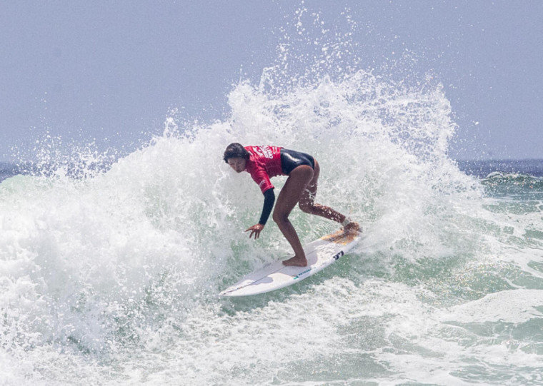 Sophia Medina foi eliminada do Challenger Series de Saquarema e fica distante de vaga na elite do surfe